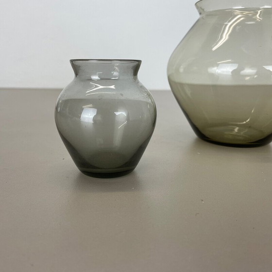 Image 1 of Ensemble de 3 vases vintage en turmaline par Wilhelm Wagenfeld pour Wmf, Allemagne années 1960