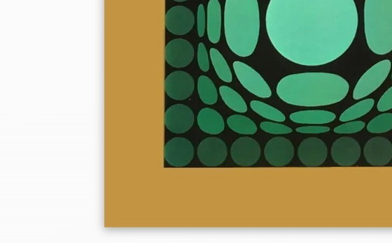 Image 1 of Sérigraphie Originale • Vega • Victor Vasarely • Op Art • 1974