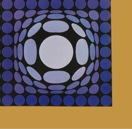 Image 1 of Sérigraphie Originale • Vega • Victor Vasarely • Op Art • 1974