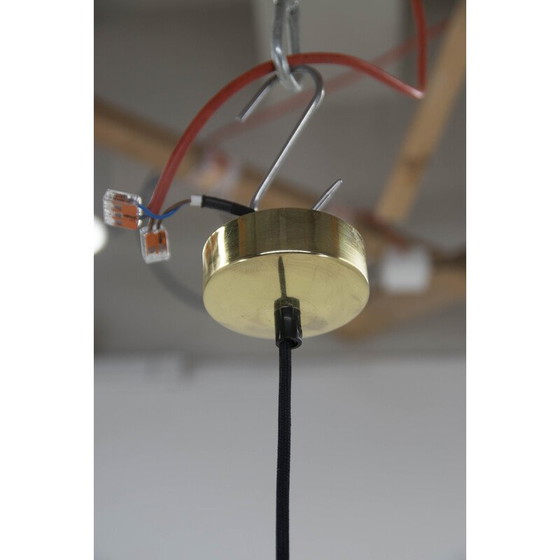 Image 1 of Paire d'appliques vintage avec lampe suspendue par Carl Fagerlund pour Orrefors, 1950
