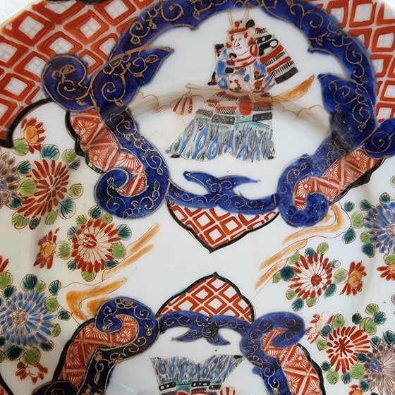 Image 1 of Assiette en porcelaine japonaise de Hichozan Fukagawa, fin du 19e siècle