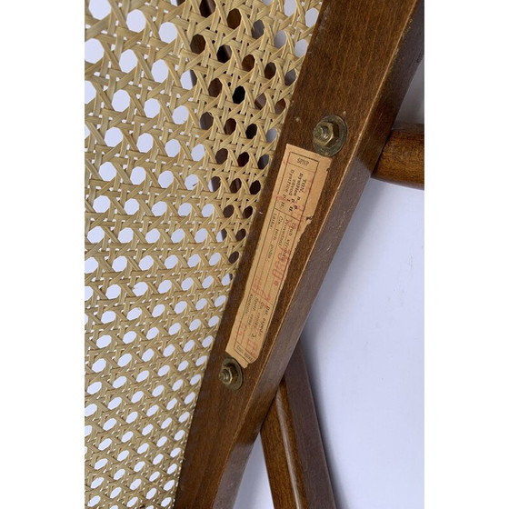 Image 1 of Fauteuil à bascule vintage par Ton pour Antonin Suman, 1960