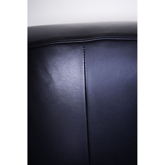 Image 1 of Paire de fauteuils vintage en cuir noir par Jindrich Halabala pour Up Zavody, 1930
