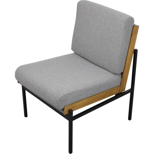 Ensemble de 4 chaises longues amovibles, 1960