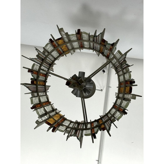 Image 1 of Lustre vintage par Albano Poli pour Poliarte, Italie 1970