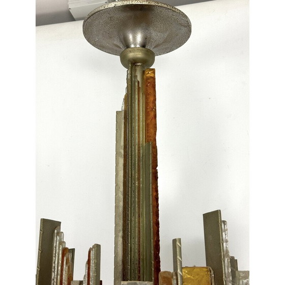 Image 1 of Lustre vintage par Albano Poli pour Poliarte, Italie 1970