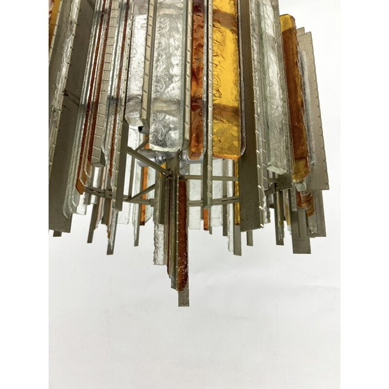 Image 1 of Lustre vintage par Albano Poli pour Poliarte, Italie 1970