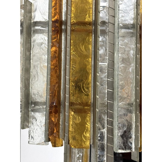Image 1 of Lustre vintage par Albano Poli pour Poliarte, Italie 1970