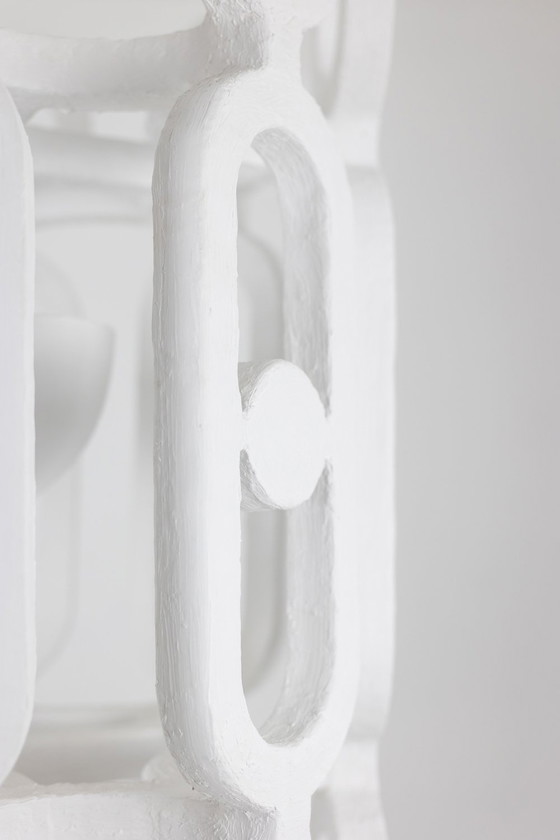 Image 1 of Plaster “Eye” Lantern. Small Series Artist Work.