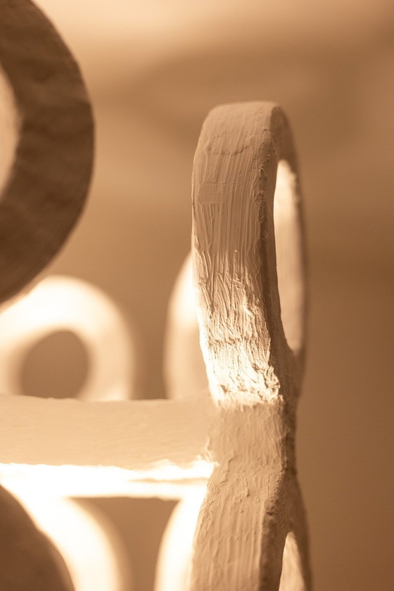 Image 1 of Plaster “Eye” Lantern. Small Series Artist Work.