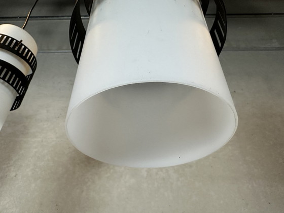 Image 1 of 2X Lampes pendantes Vintage Opaline Design