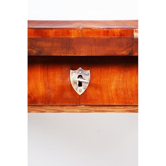 Image 1 of Table de salle à manger vintage Biedermeier en bois d'if, Autriche, années 1830