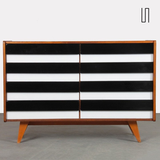 Image 1 of Commode vintage modèle U-453 en chêne par Jiri Jiroutek pour Interier Praha, Tchécoslovaquie 1960