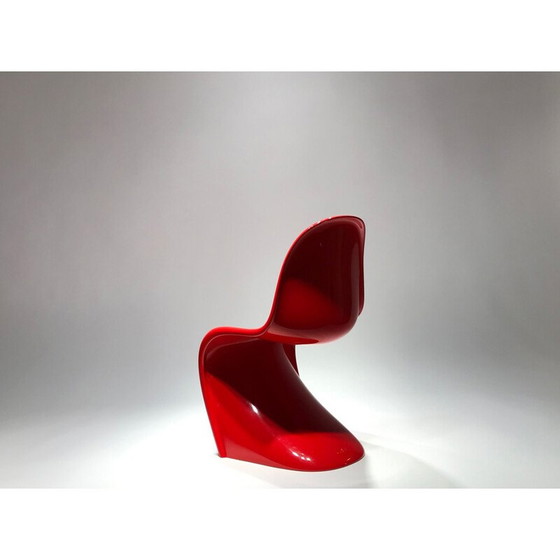 Image 1 of Fauteuil Panton rouge vintage par Vitra - Série 2010