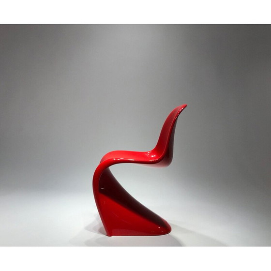 Image 1 of Fauteuil Panton rouge vintage par Vitra - Série 2010