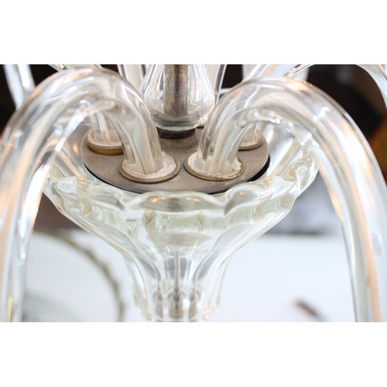 Image 1 of Paire de lustres en verre vintage, 1920