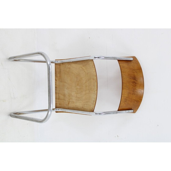 Image 1 of Fauteuil tubulaire Bauhaus de Robert Slezak, Tchécoslovaquie, années 1930