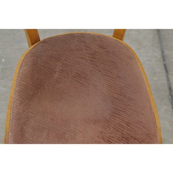 Image 1 of Ensemble de 4 chaises vintage en bois de hêtre par Tatra nabytok, Tchécoslovaquie 1960