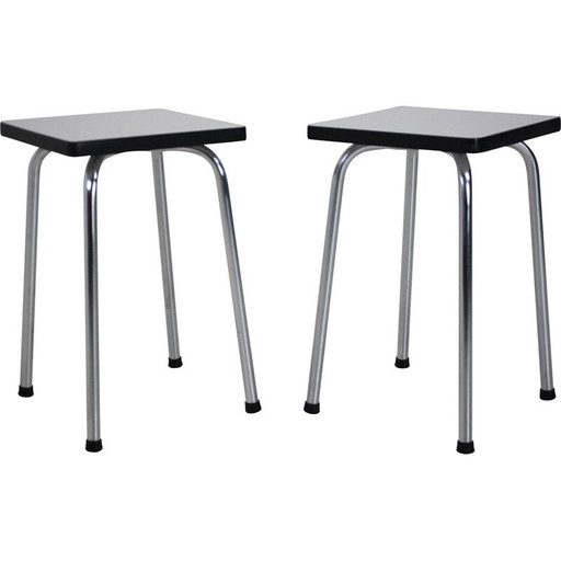 Paire de tables à fleurs du milieu du siècle dernier, Tchécoslovaquie années 1960