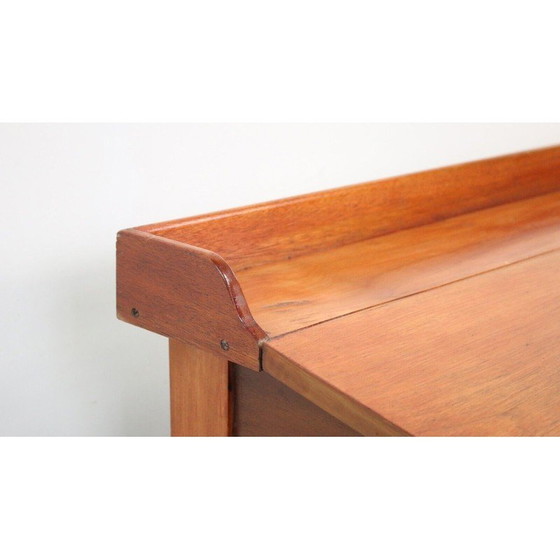 Image 1 of Bureau d'artiste vintage avec 2 tiroirs à charnières