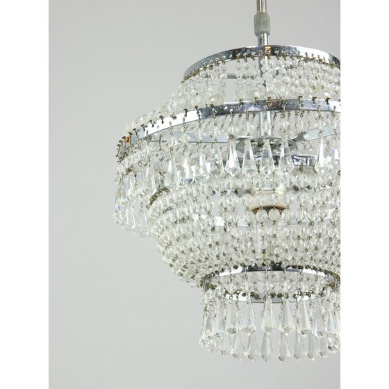 Image 1 of Lustre vintage en cristal viennois