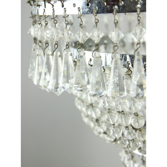 Image 1 of Lustre vintage en cristal viennois