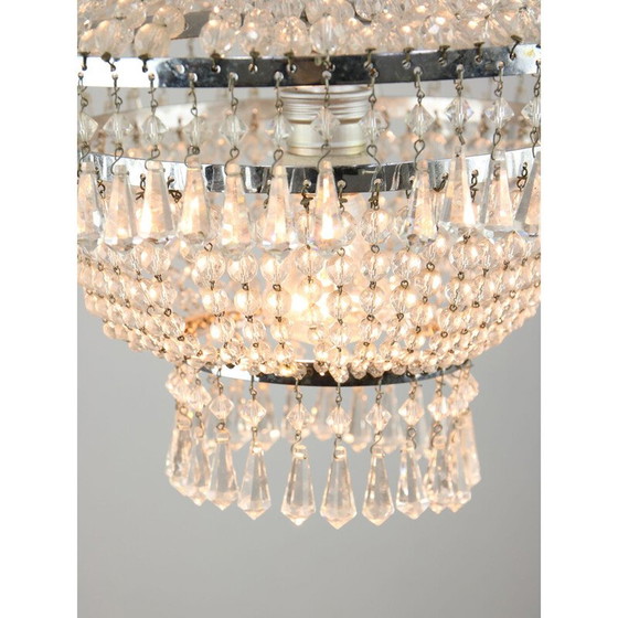 Image 1 of Lustre vintage en cristal viennois