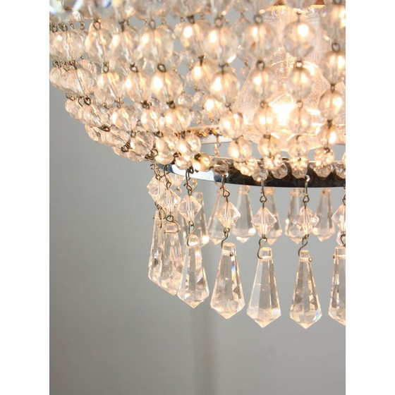 Image 1 of Lustre vintage en cristal viennois