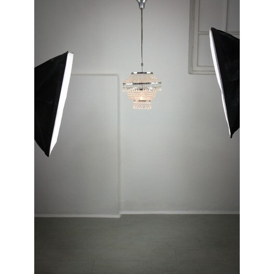 Image 1 of Lustre vintage en cristal viennois