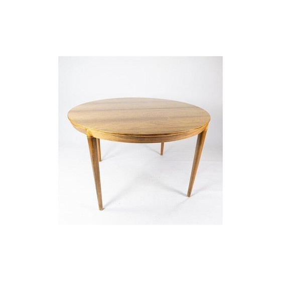 Image 1 of Table de salle à manger vintage en bois de rose, danoise, années 1960
