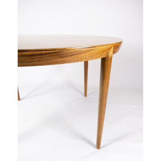 Image 1 of Table de salle à manger vintage en bois de rose, danoise, années 1960
