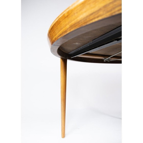 Image 1 of Table de salle à manger vintage en bois de rose, danoise, années 1960