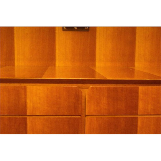 Image 1 of Console suspendue vintage en bois par La Permanente Mobili Cantù, 1950s