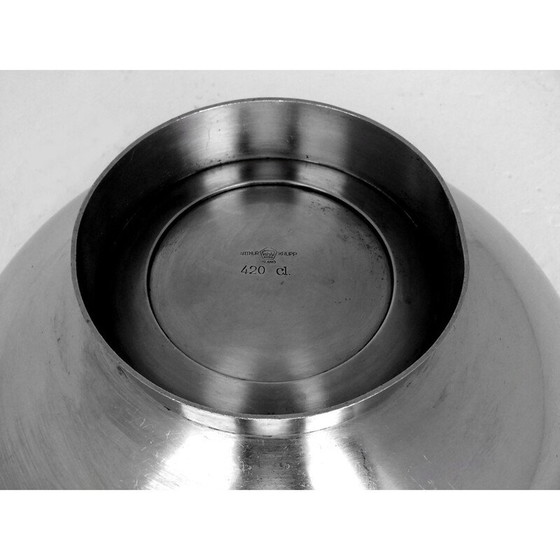 Image 1 of Bol en métal vintage par Gio Ponti pour Arthur Krupp Milano, 1930
