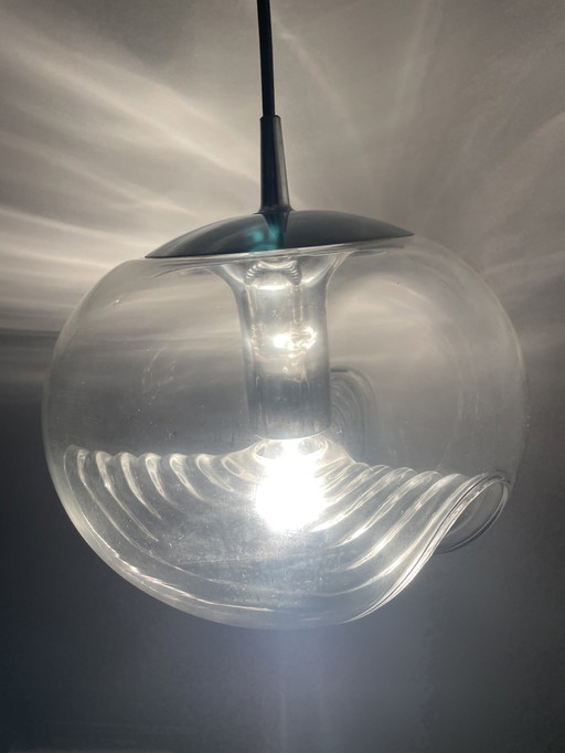 Lampe suspendue Futura par Koch & Lowy pour Peill & Putzler, 1970S