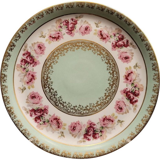 Assiette en porcelaine vintage, France