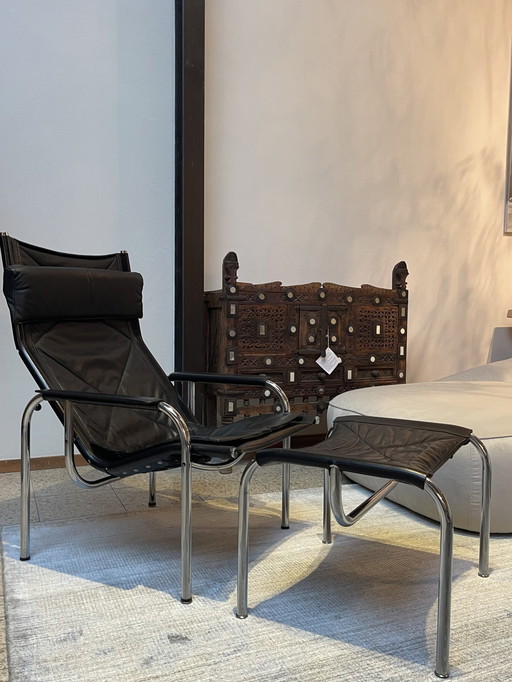 Chaise Strässle 1127 avec Ottoman