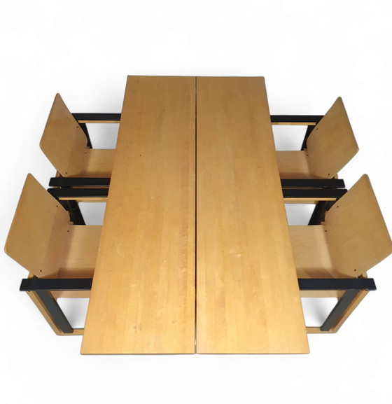 Image 1 of Extrêmement rare ensemble de salle à manger finlandais Artzan / Tarzan par Simo Heikkilä / Pentik. 1980S