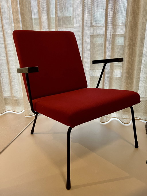 Gispen 1407 Fauteuil avec Ottoman