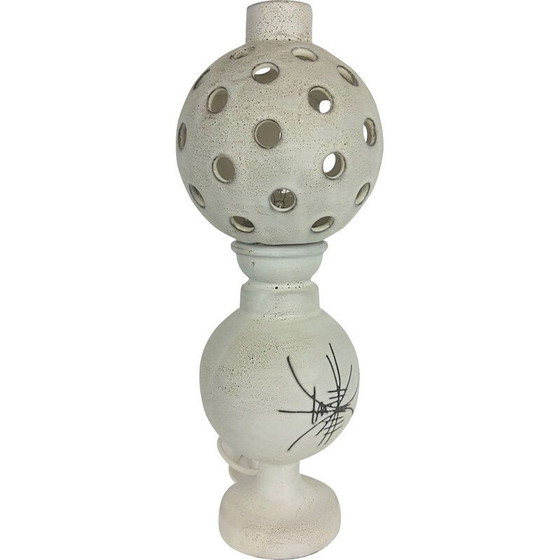 Image 1 of Lampe vintage en céramique d'Henri Cimal, 1960
