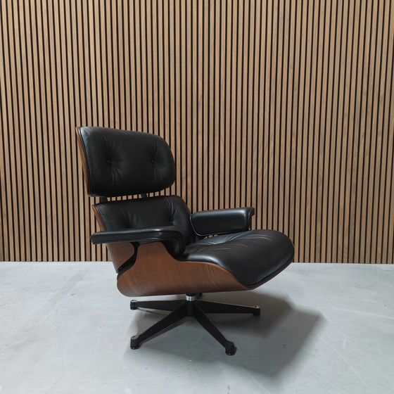 Image 1 of Vitra Eames Lounge Chair Xl + Ottoman - Leather Premium F - nero