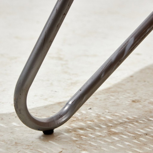 Chaise vintage en osier et métal pour Ikea, 1990