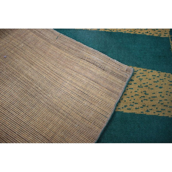 Image 1 of Tapis géométrique vintage, tchèque 1950