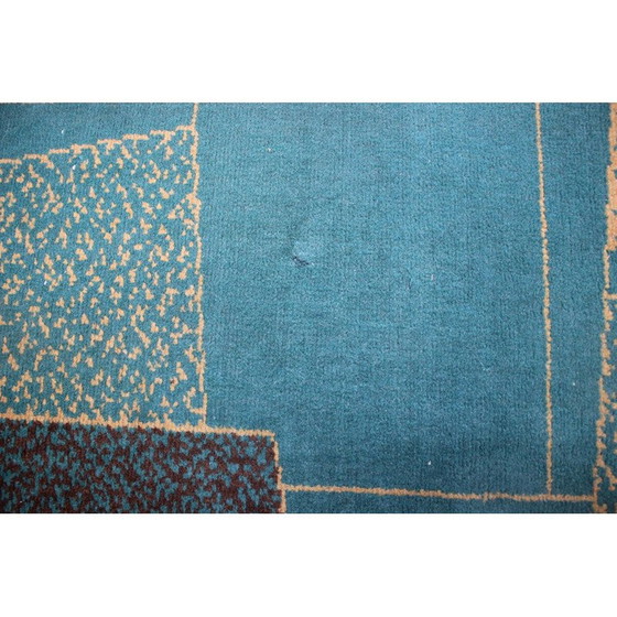 Image 1 of Tapis géométrique vintage, tchèque 1950