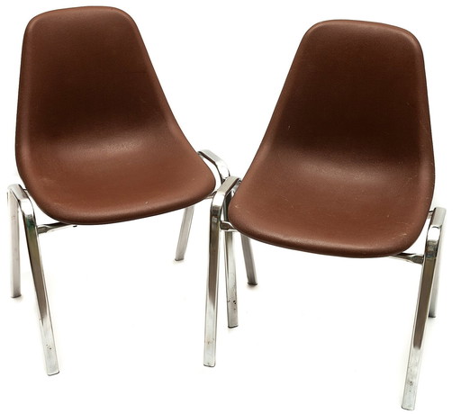 Deux Chaises "Orly" De Bruno Pollak