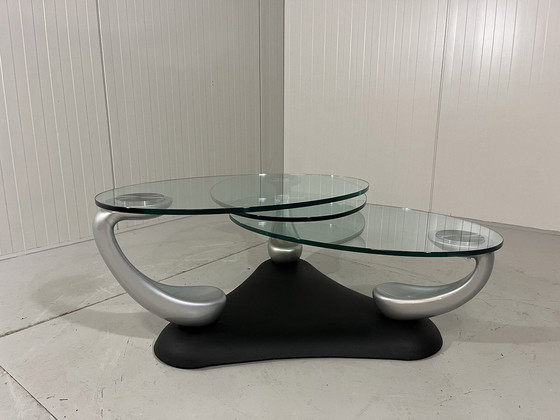 Image 1 of Naos Italie Table basse Trefle 1990'S