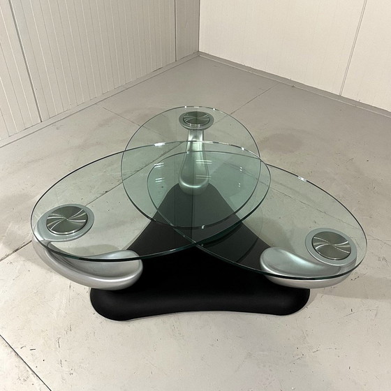 Image 1 of Naos Italie Table basse Trefle 1990'S