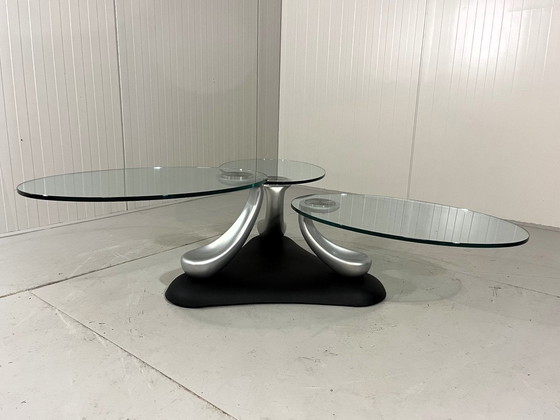 Image 1 of Naos Italie Table basse Trefle 1990'S