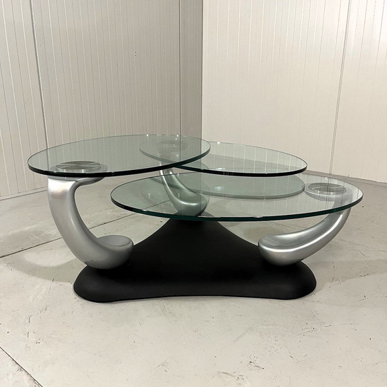 Image 1 of Naos Italie Table basse Trefle 1990'S