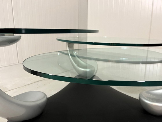 Image 1 of Naos Italie Table basse Trefle 1990'S